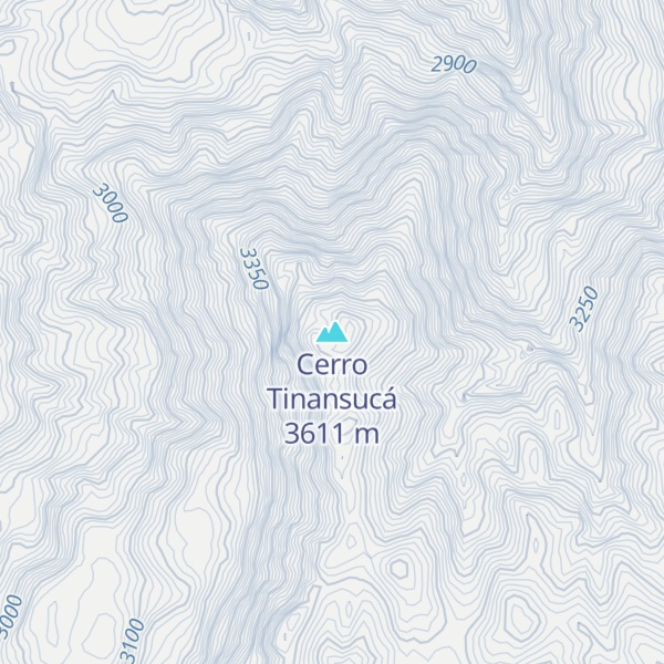 Map of Cerro Tinansucá
