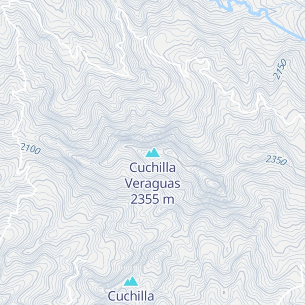 Map of Cuchilla Veraguas