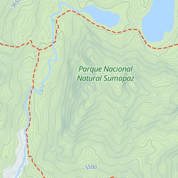 Map of Murallón