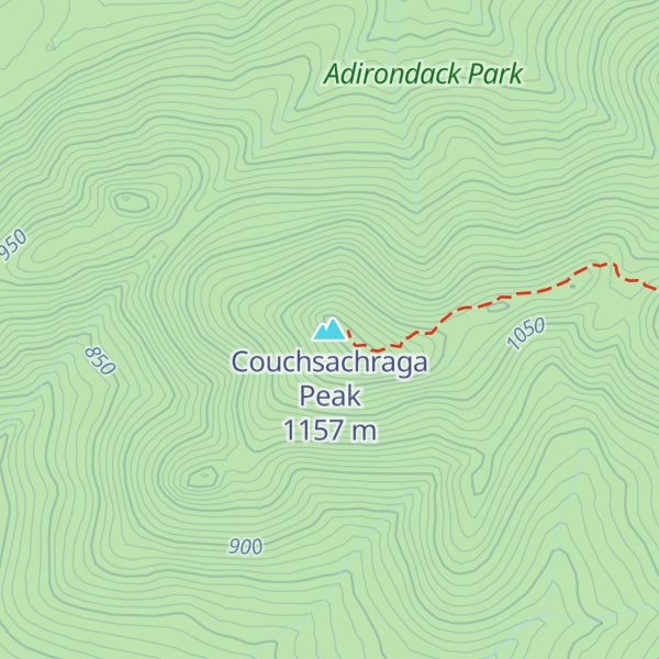 Map of Couchsachraga Peak