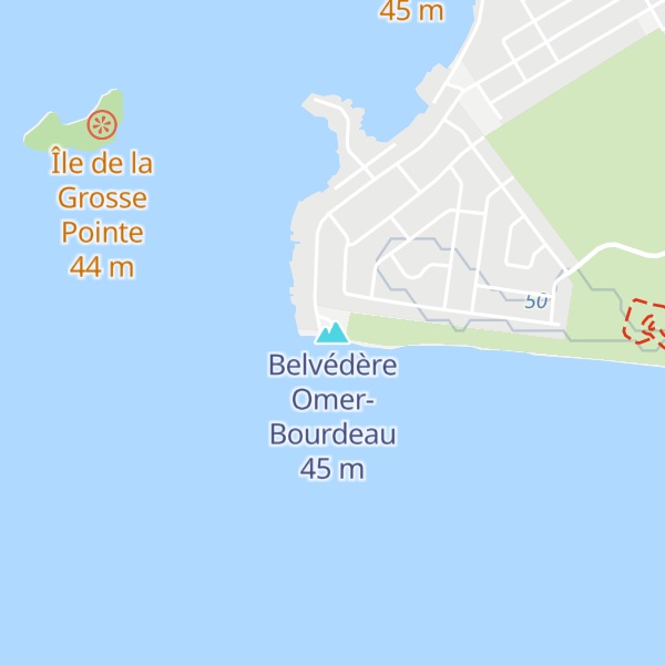 Map of Belvédère Omer-Bourdeau