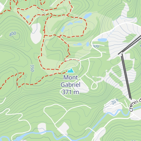 Map of Mont Gabriel