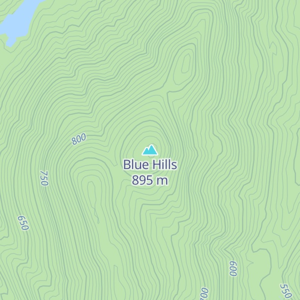 Map of Blue Hills