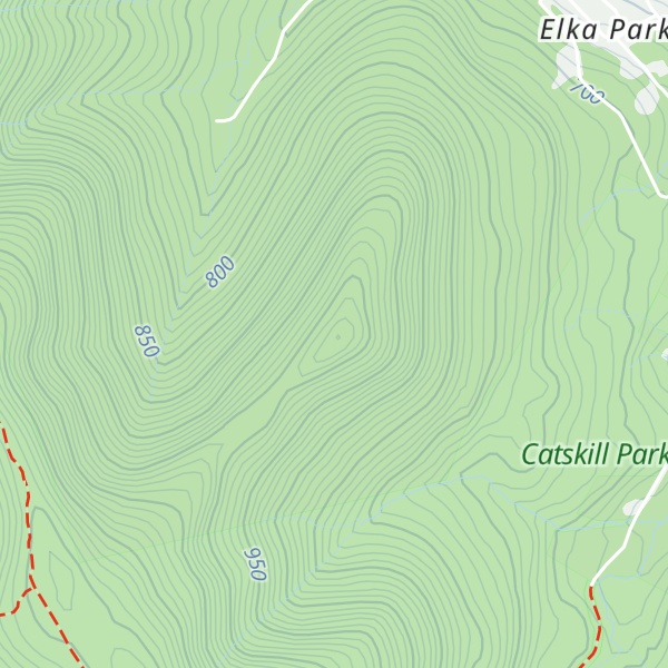 Map of Spruce Top