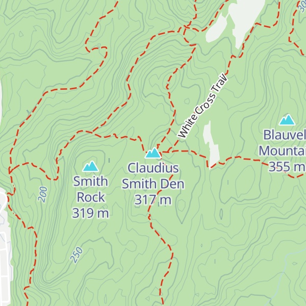 Map of Claudius Smith Den