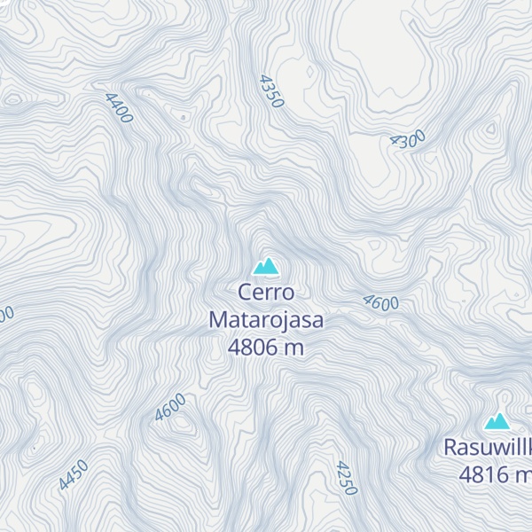 Map of Cerro Matarojasa