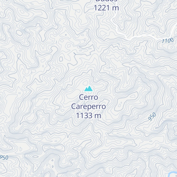 Map of Cerro Careperro