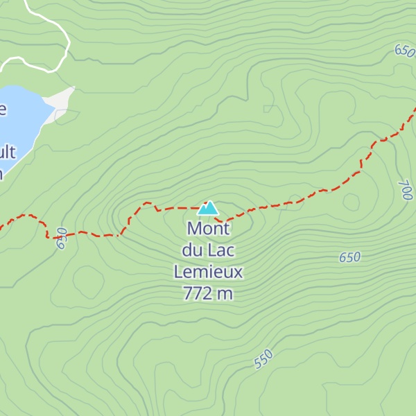 Map of Mont du Lac Lemieux