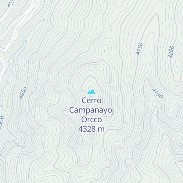 Map of Cerro Campanayoj Orcco