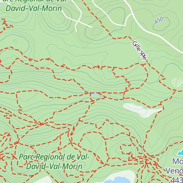 Map of Relais Merrell 2-Vals