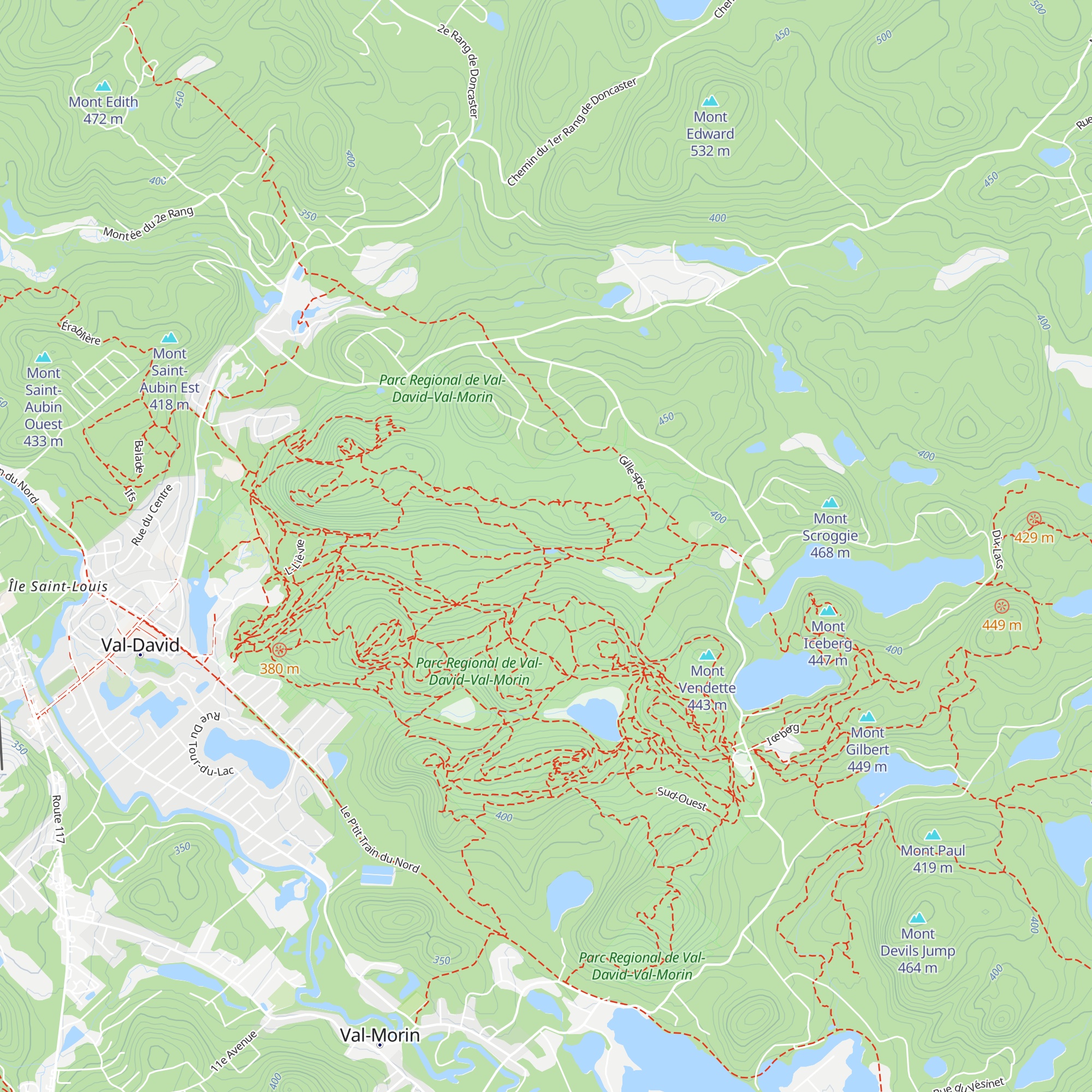Relais Merrell 2-Vals map