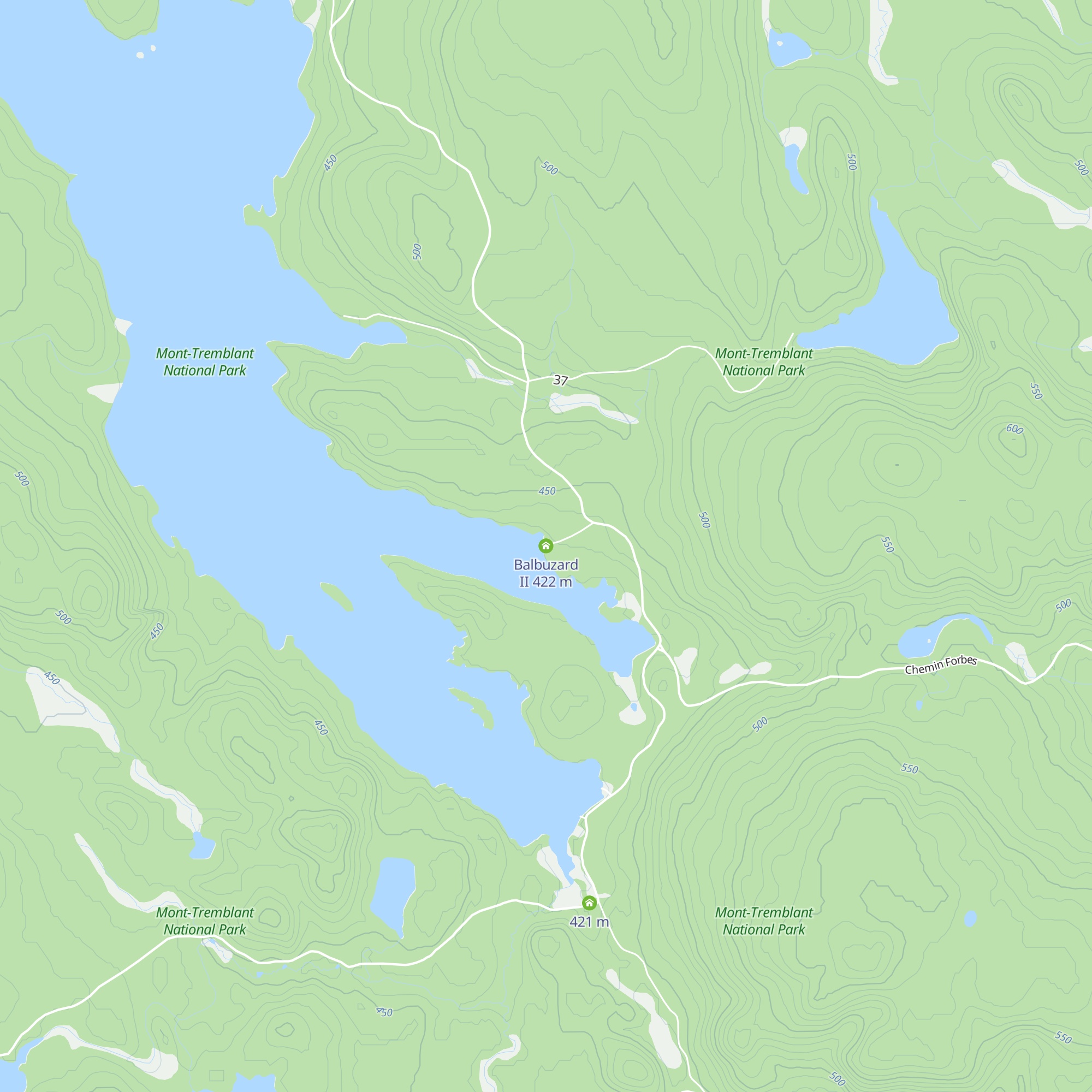Balbuzard II map