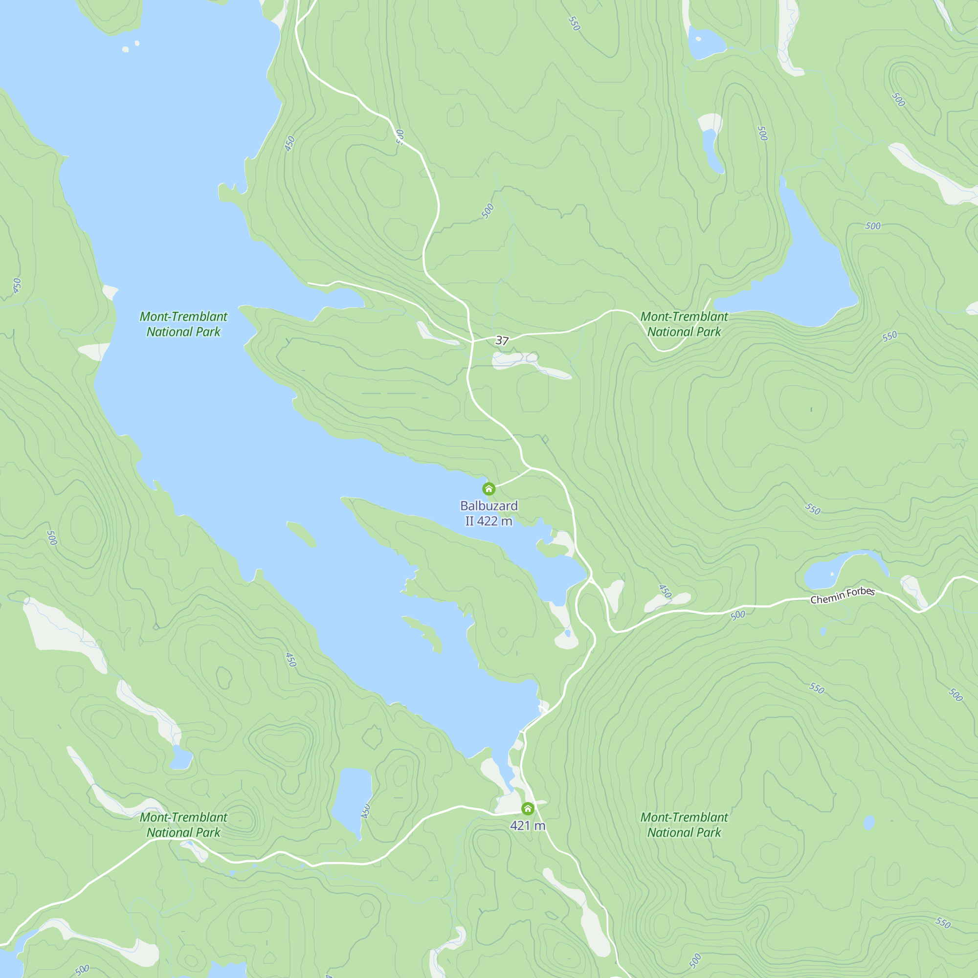 Balbuzard II map