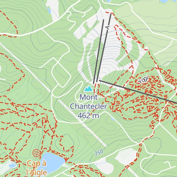 Map of Mont Chantecler