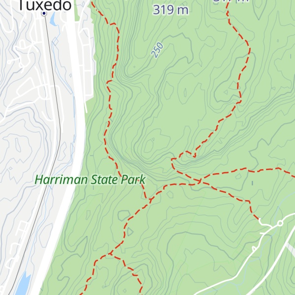 Map of Daters Mountain