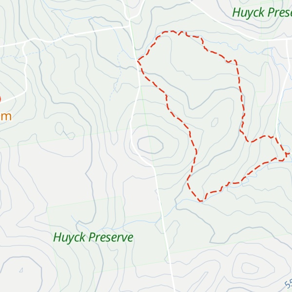 Map of North Hill