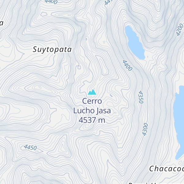 Map of Cerro Lucho Jasa
