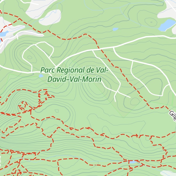 Map of Mont Thérien