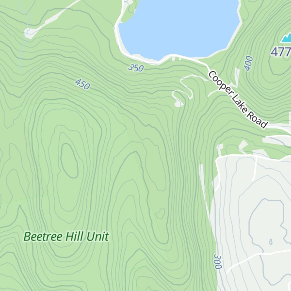 Map of Johns Mountain