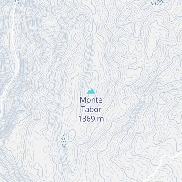Map of Monte Tabor