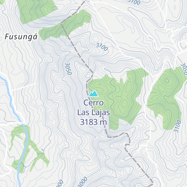 Map of Cerro Las Lajas