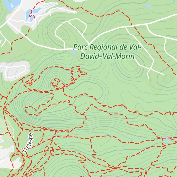 Map of Mont Thérien Sud-Ouest