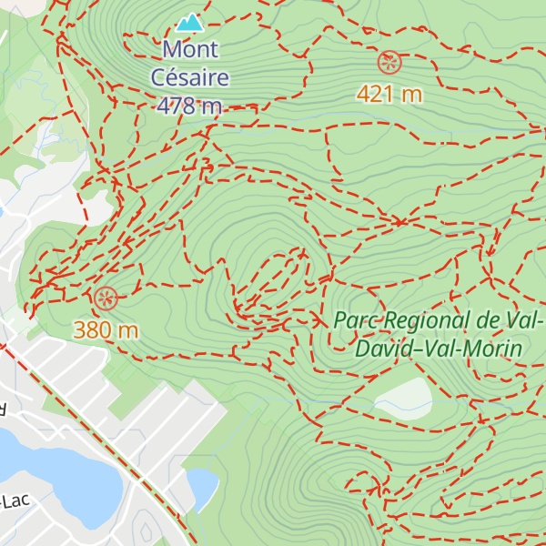 Map of Mont Condor Ouest