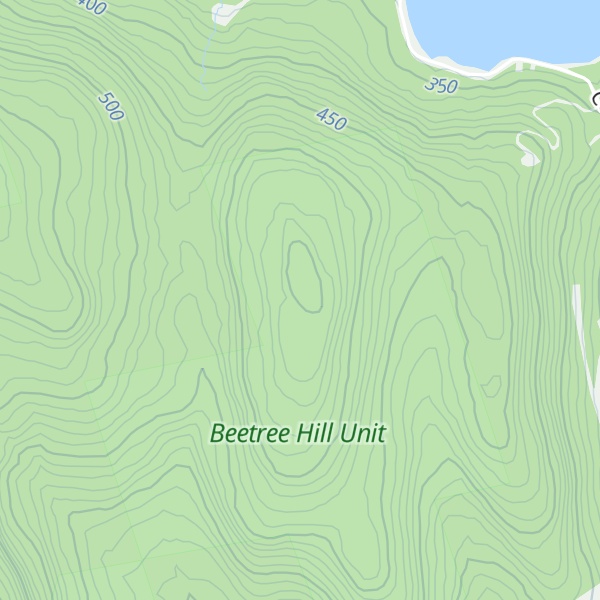 Map of Beetree Hill