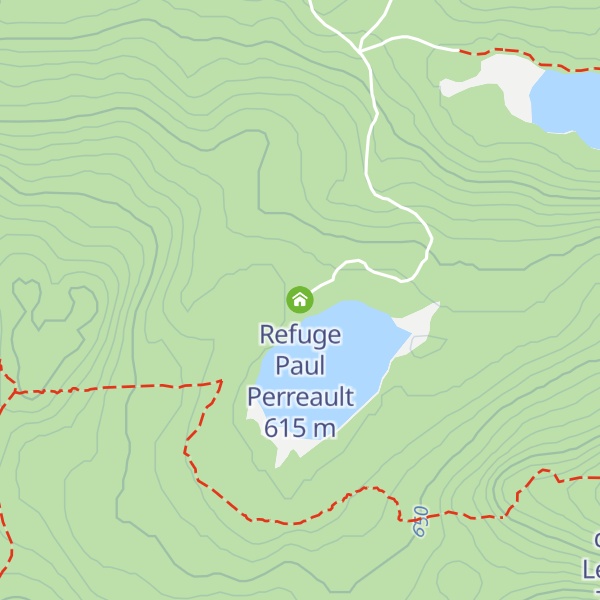 Map of Refuge Paul Perreault