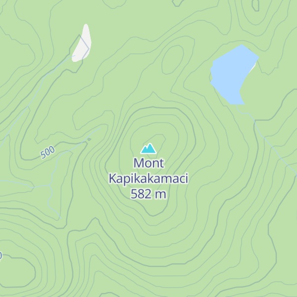 Map of Mont Kapikakamaci