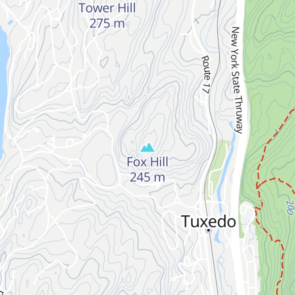 Map of Fox Hill