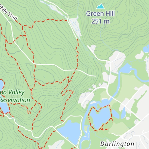 Map of Hawk Rock