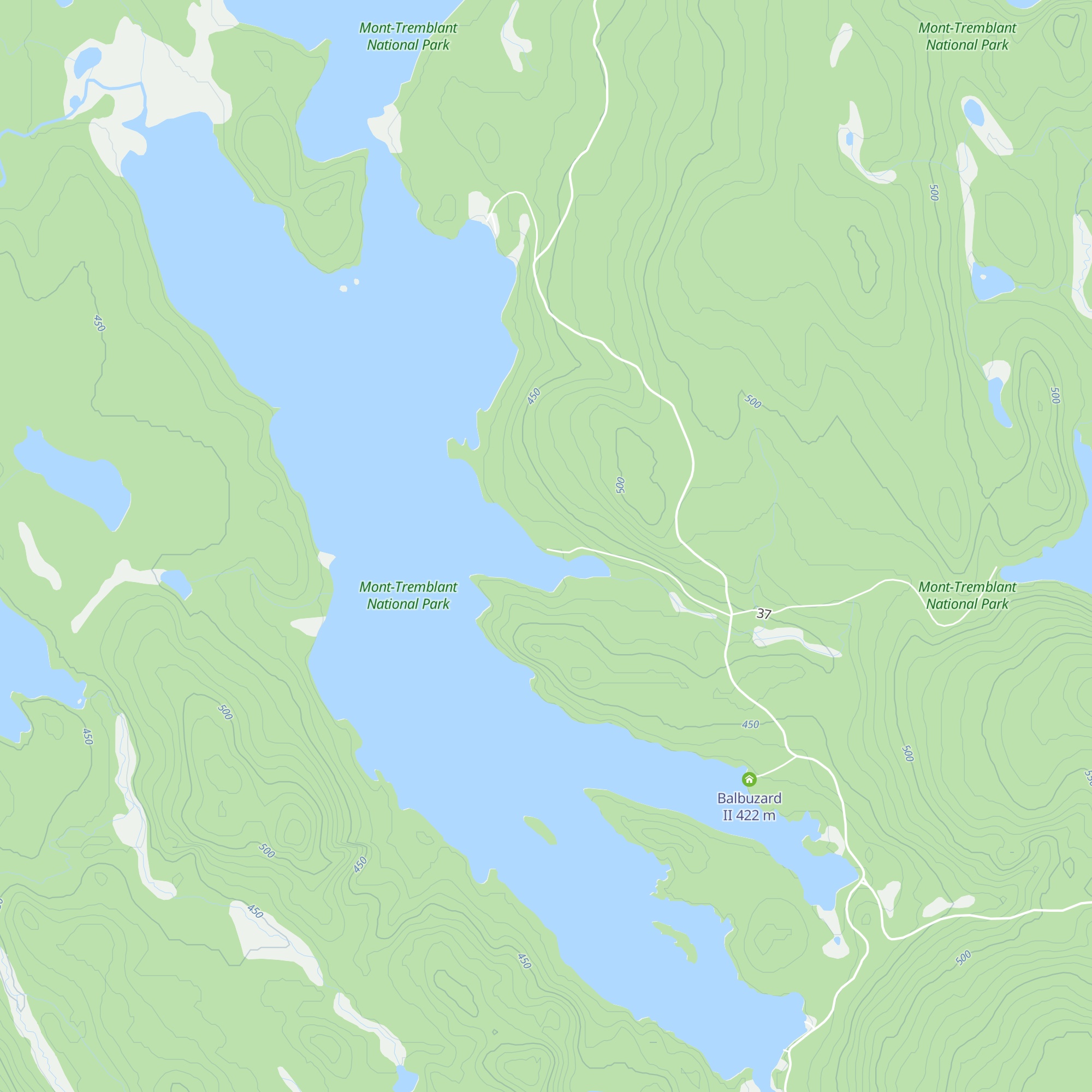 Pygargue map