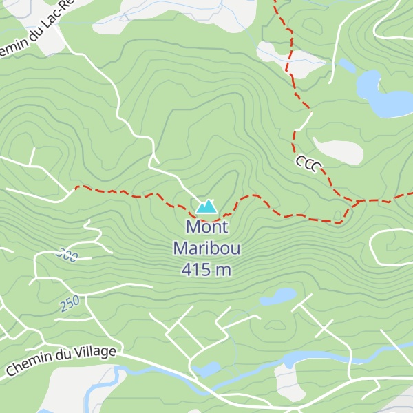 Map of Mont Maribou