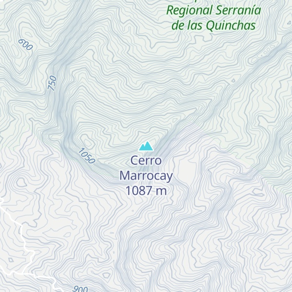 Map of Cerro Marrocay