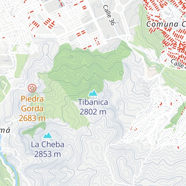 Map of Tibanica
