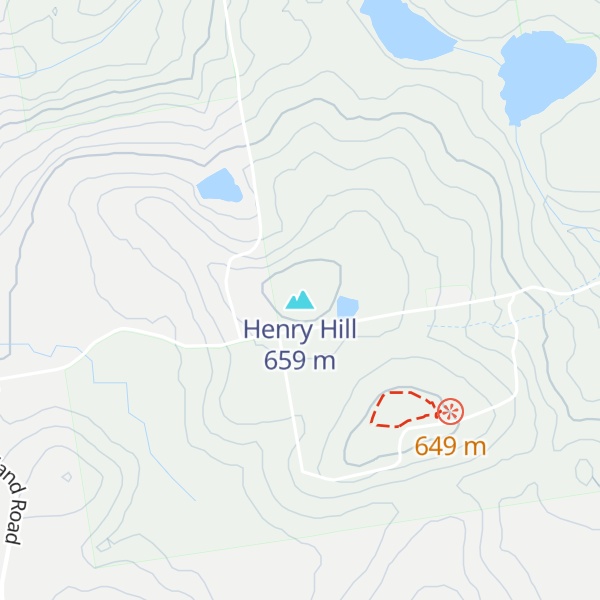 Map of Henry Hill