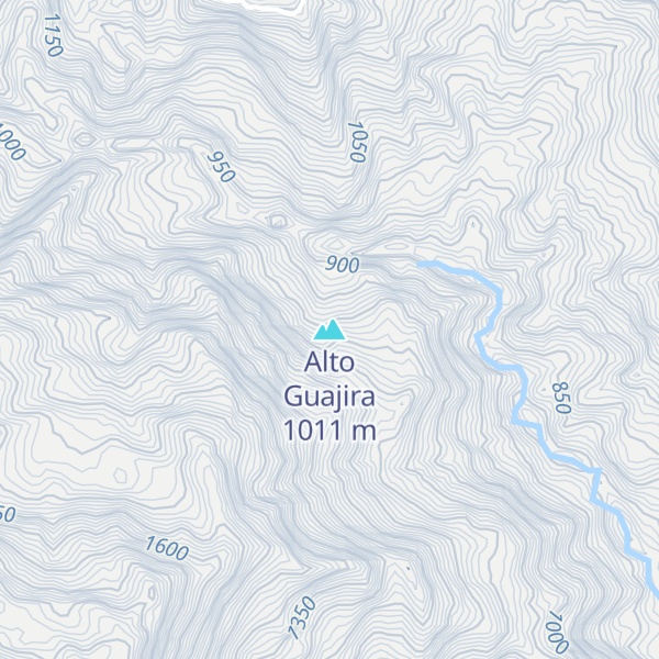 Map of Alto Guajira