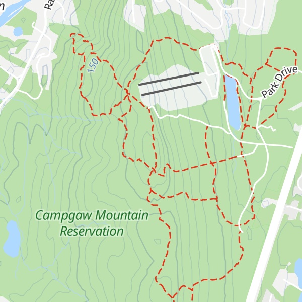 Map of Campgaw Mountain