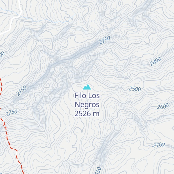 Map of Filo Los Negros
