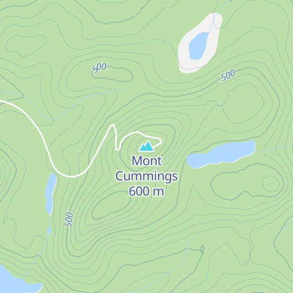 Map of Mont Cummings