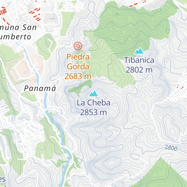 Map of La Cheba