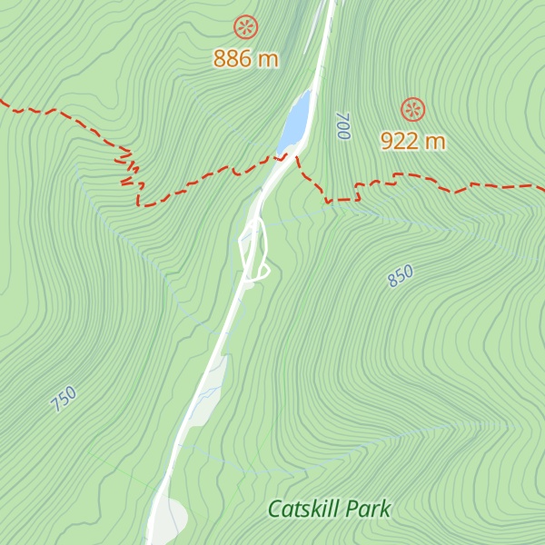 Map of Devils Tombstone