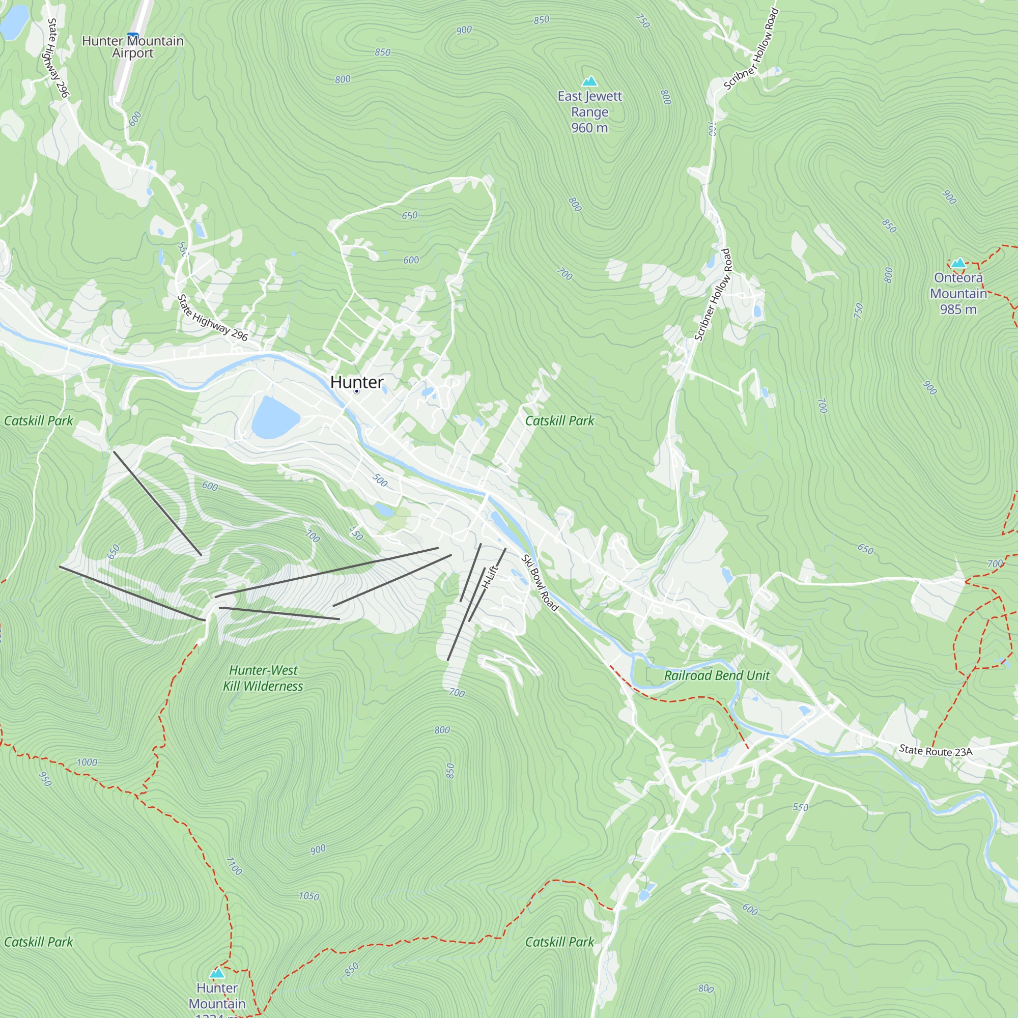 The Base Lodge map