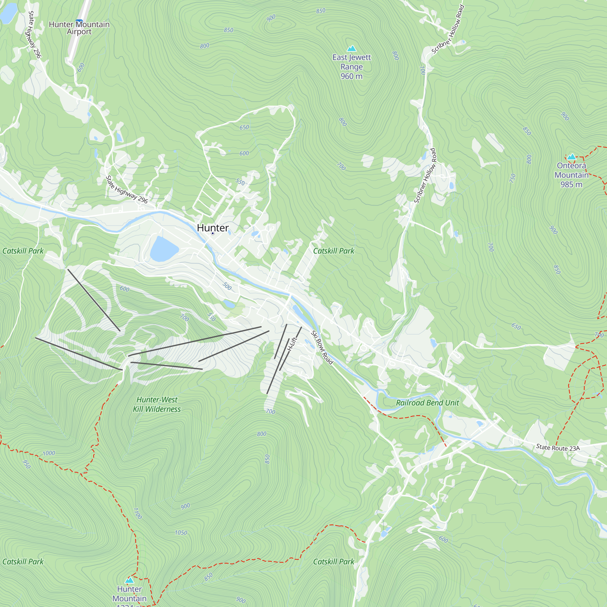 The Base Lodge map