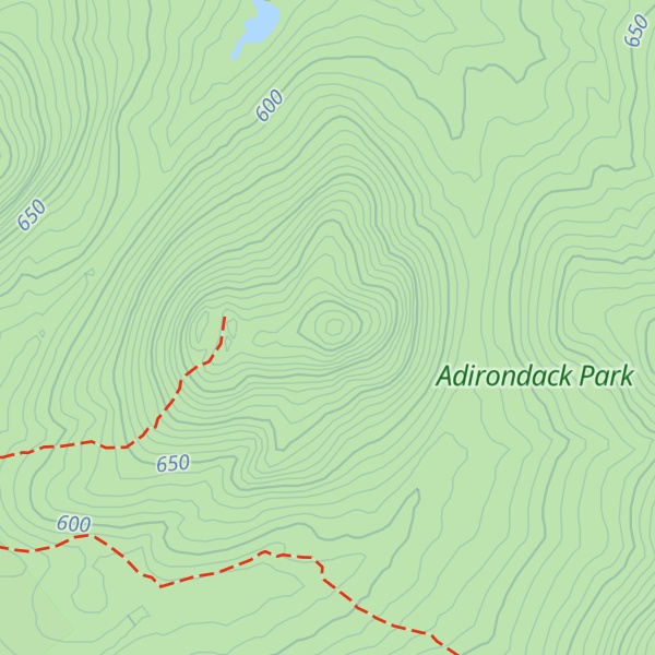 Map of Chimney Mountain