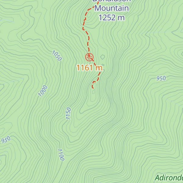 Map of Mount Emmons