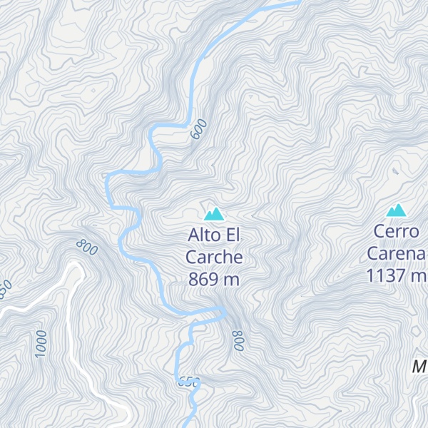 Map of Alto El Carche