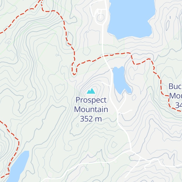 Map of Prospect Mountain