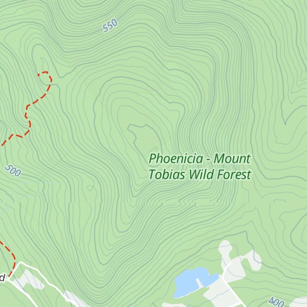 Map of Ticetonyk Mountain